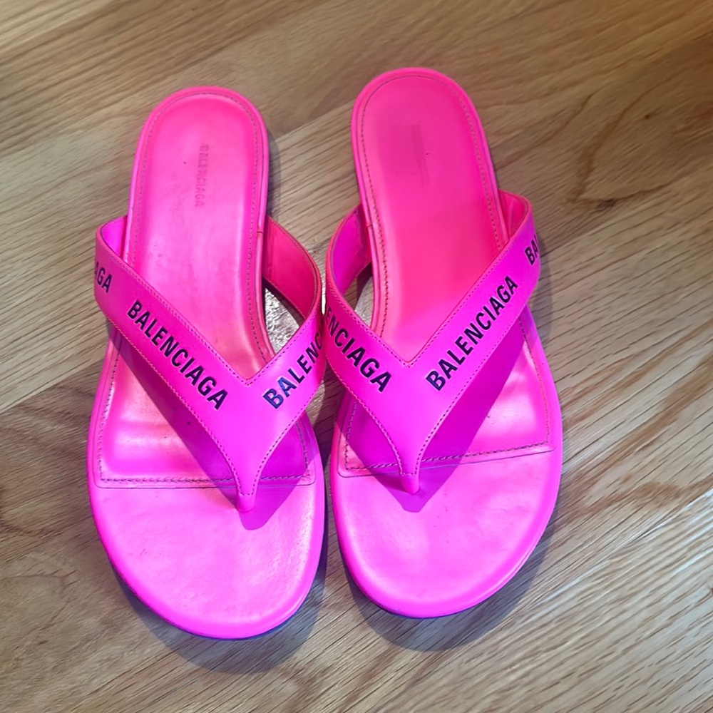 COPY - Balenciaga hot pink sandals